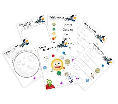 space printable activities