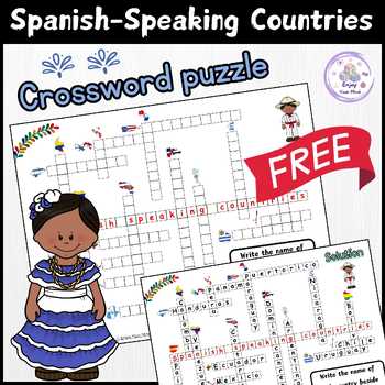spanish crosswords printable