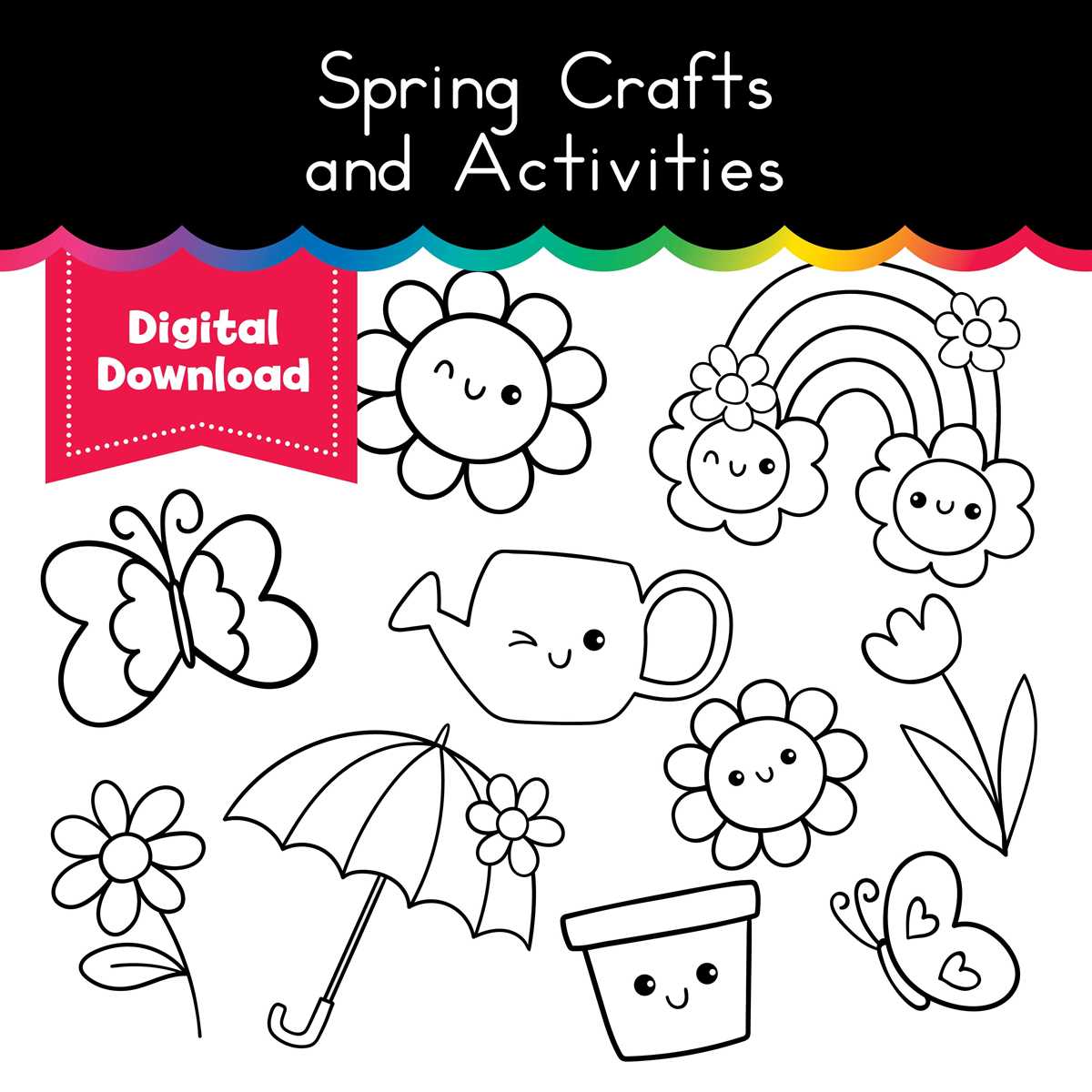 spring printable crafts