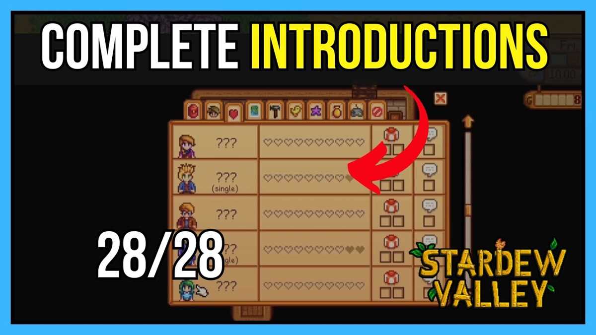 stardew valley printable guide