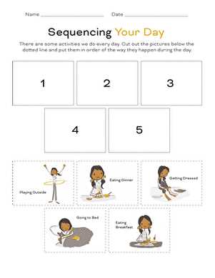 story sequencing pictures printables