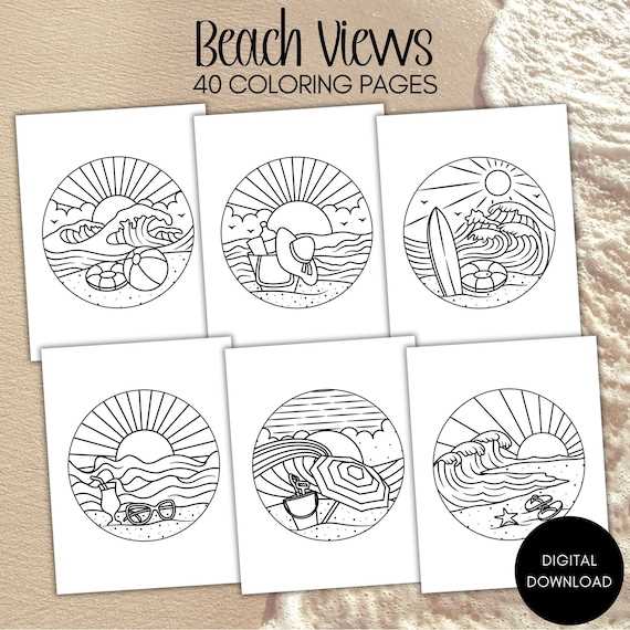 summer printable coloring pages