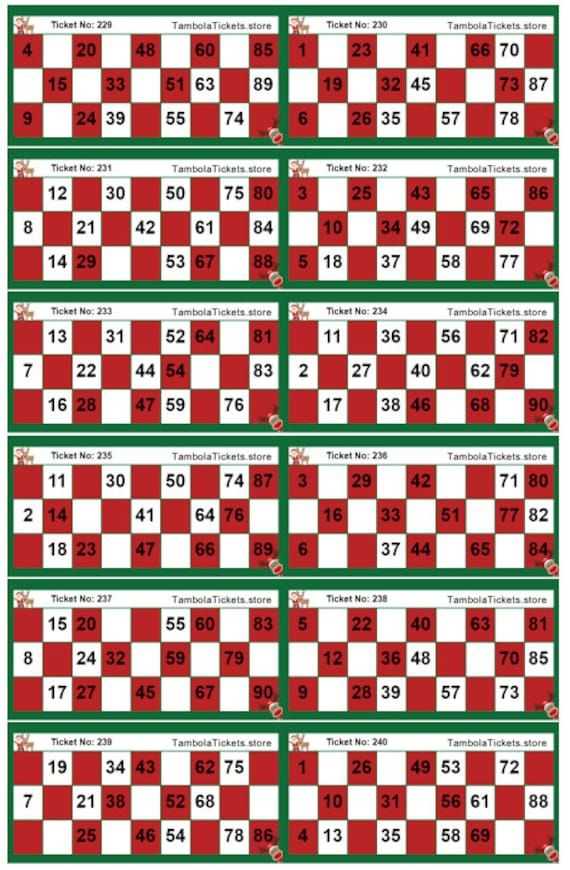 tambola printable tickets