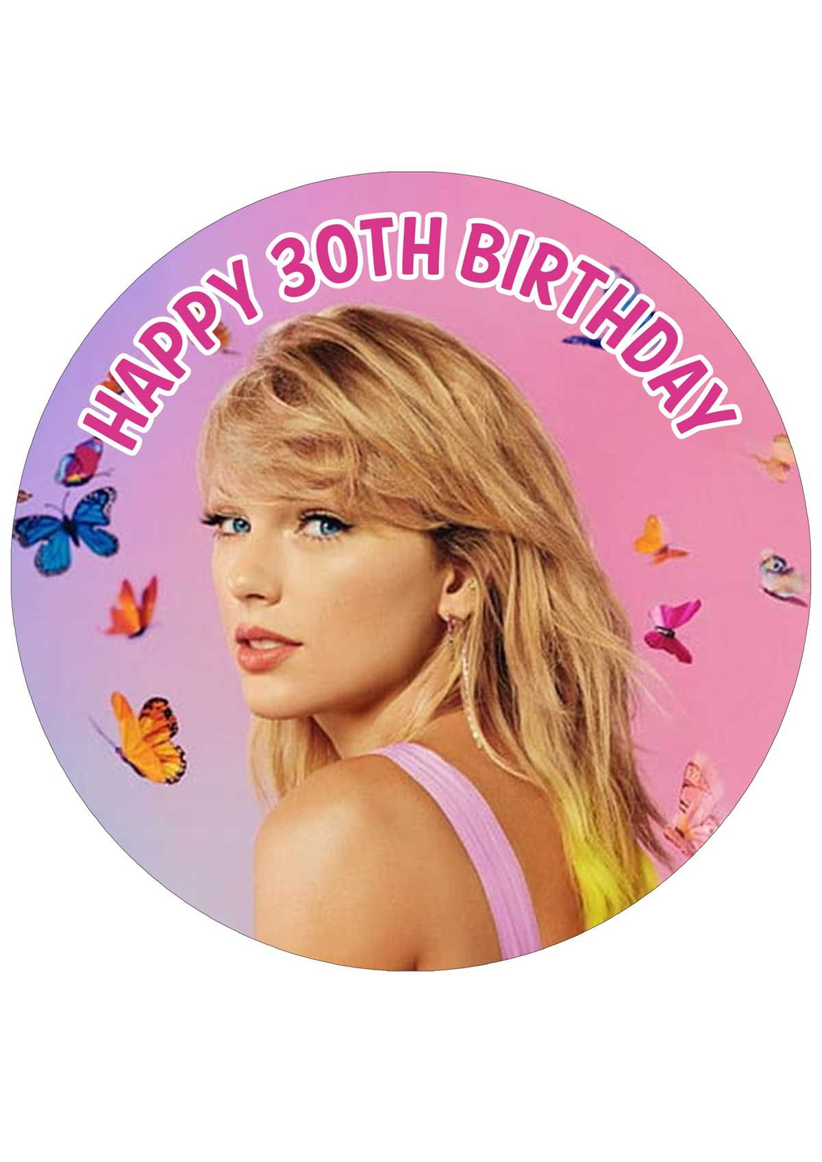 taylor swift cake topper printable