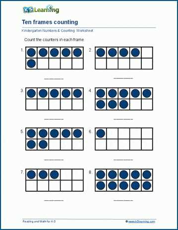 ten frames free printable