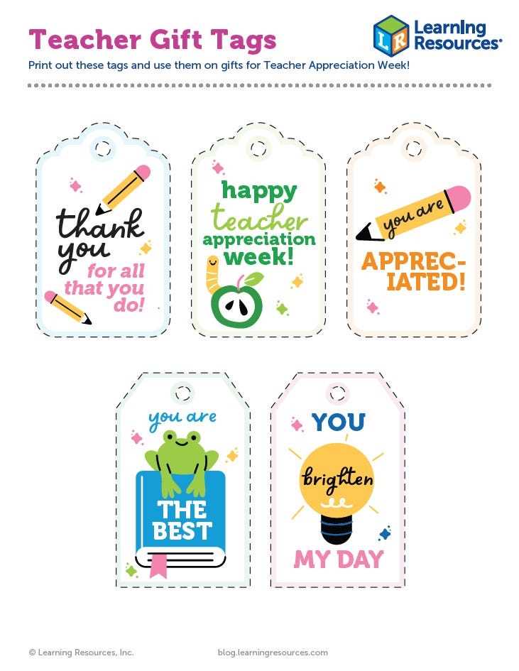 thank you tag printable