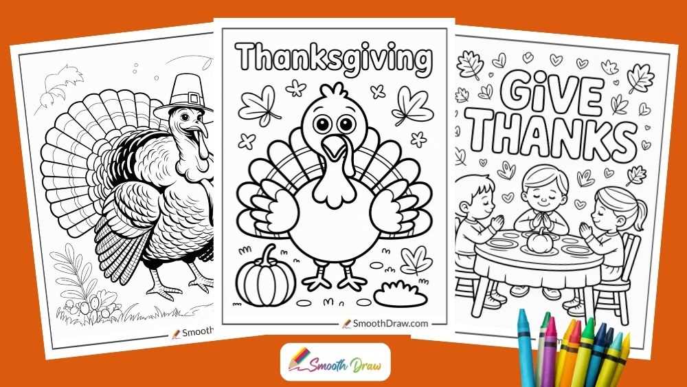 thanksgiving printable coloring pages free