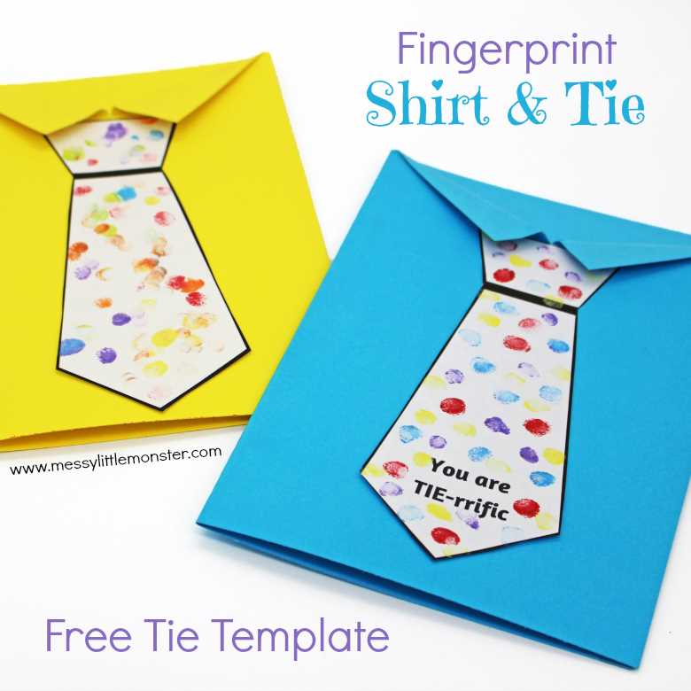 tie outline printable