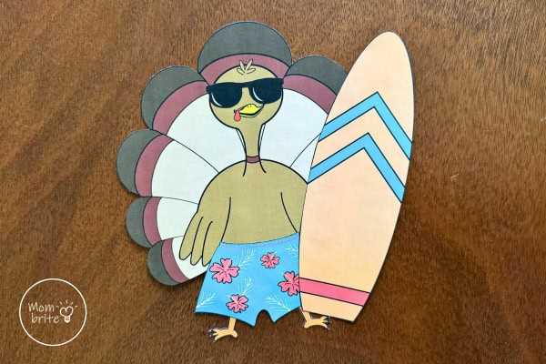 turkey in disguise free printable template