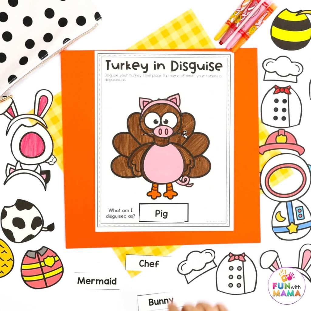 turkey in disguise printable