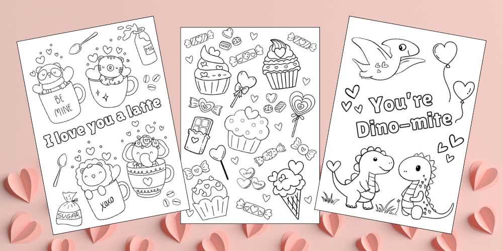 valentines printable coloring