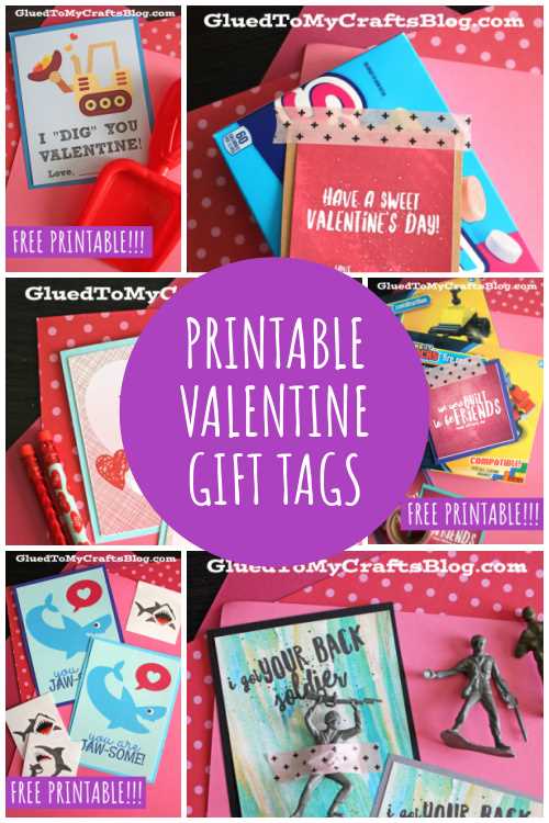 valentines printable tags