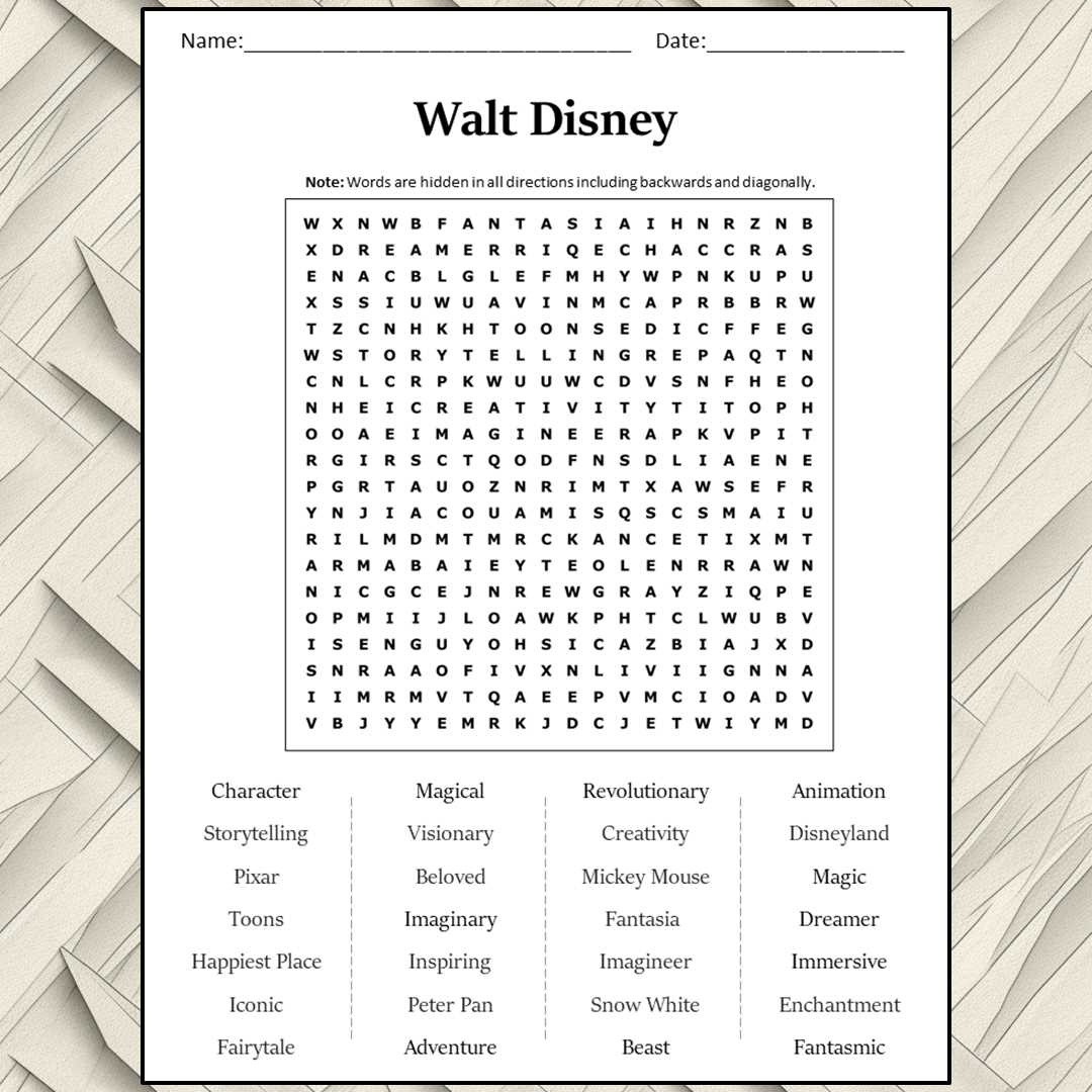 word search printable disney word search printable disney