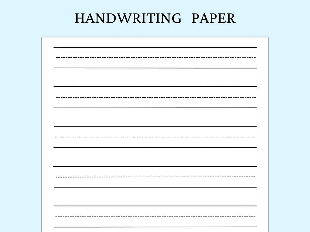 writing page printable