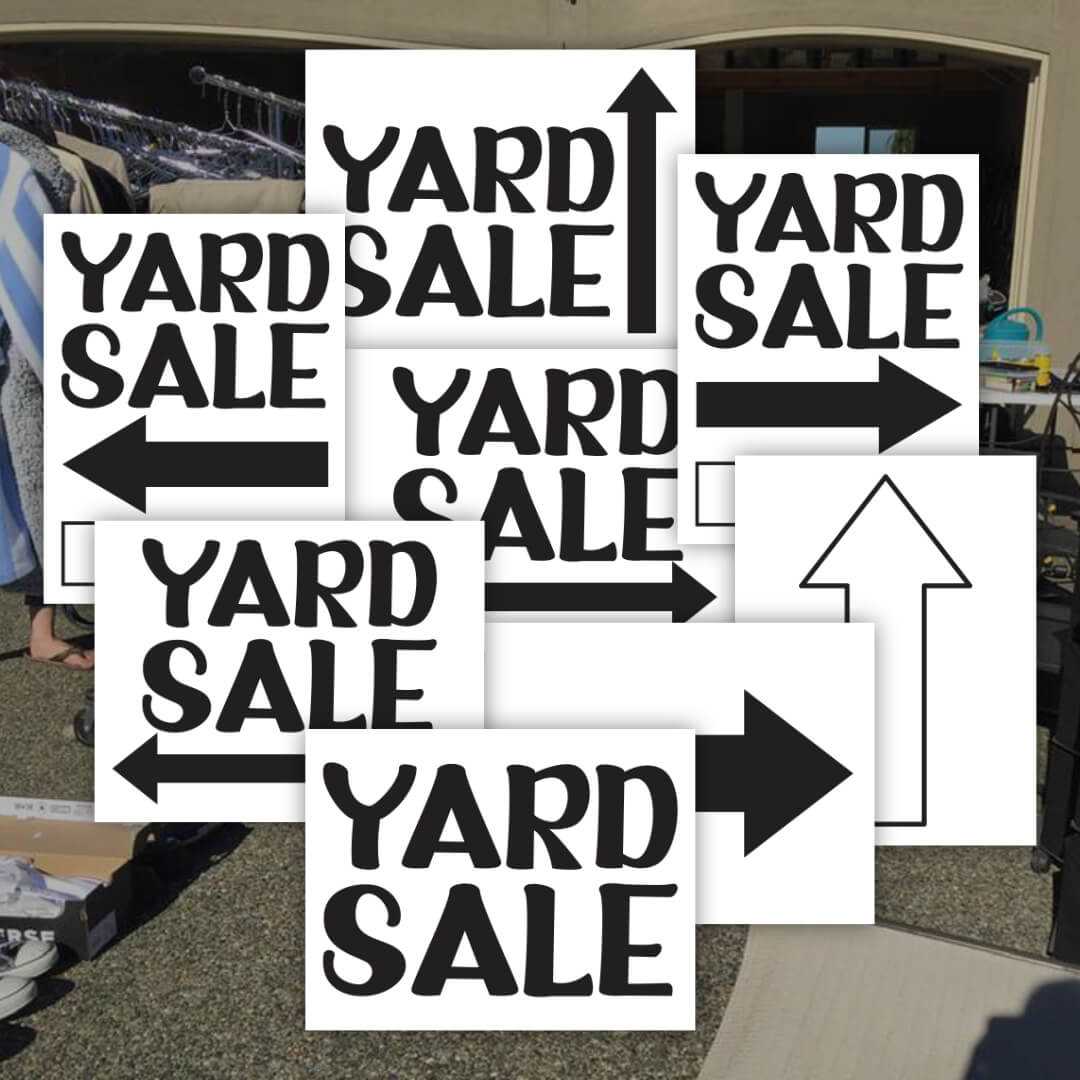 yard sale tags printable yard sale tags printable