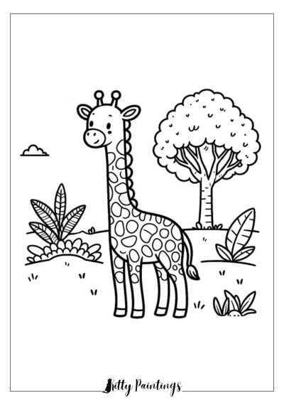 zoo printable coloring pages