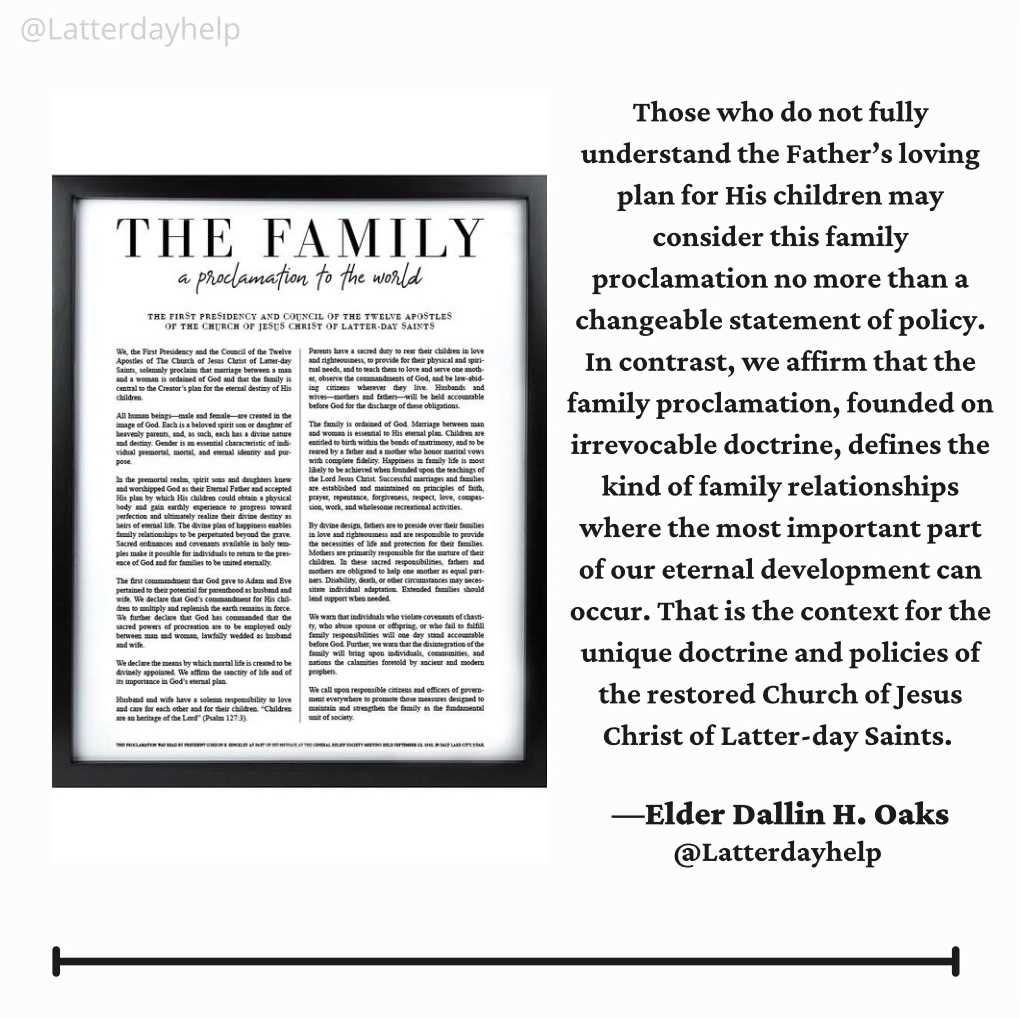 a proclamation to the world printable