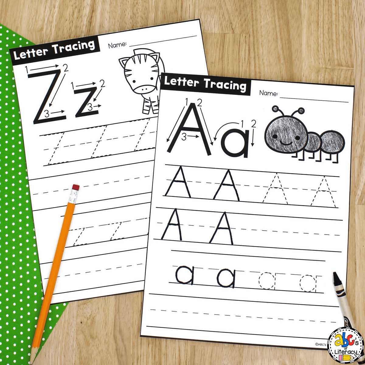 trace alphabet printable