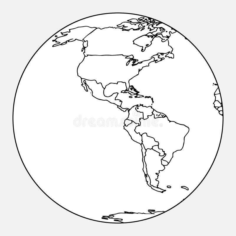 printable blank north america map
