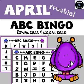 abc bingo printable abc bingo printable