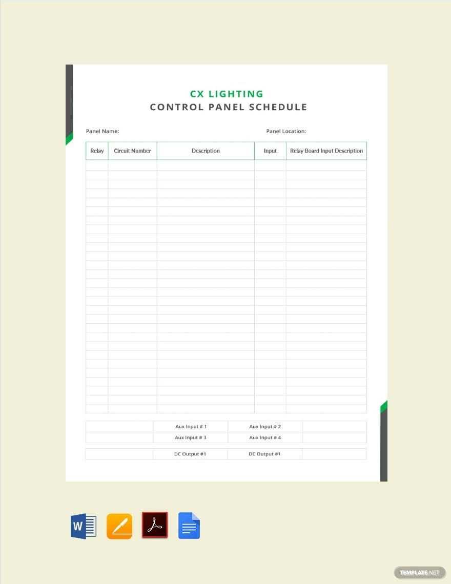 printable panel schedule printable panel schedule