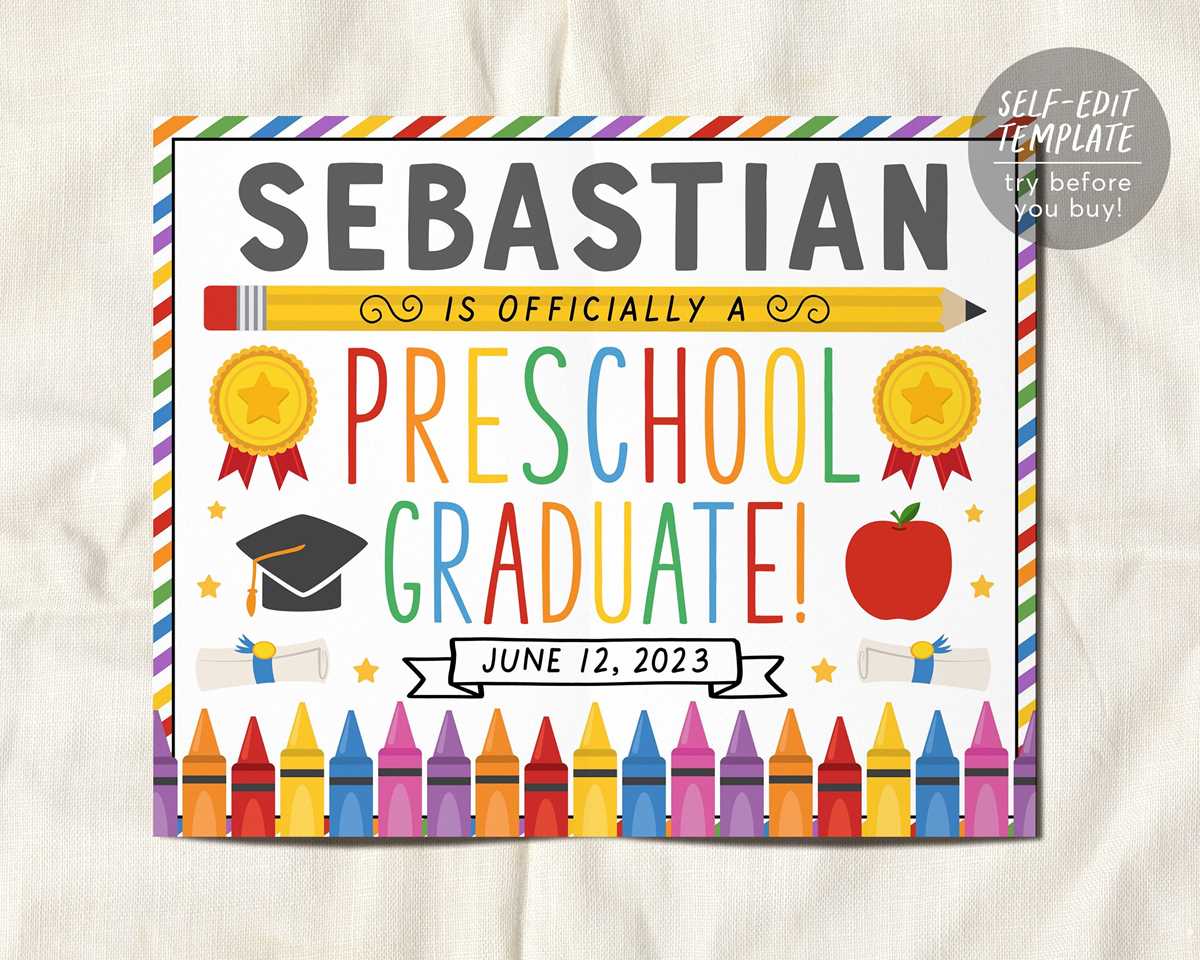 preschool graduation printables preschool graduation printables