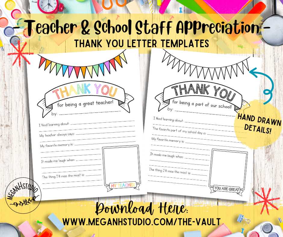 printable teacher thank you notes