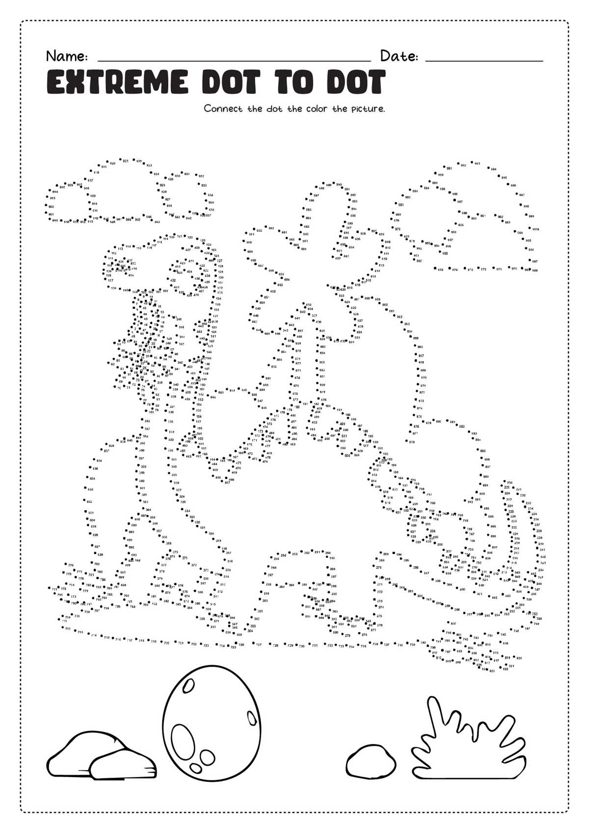 advanced dot to dot printables