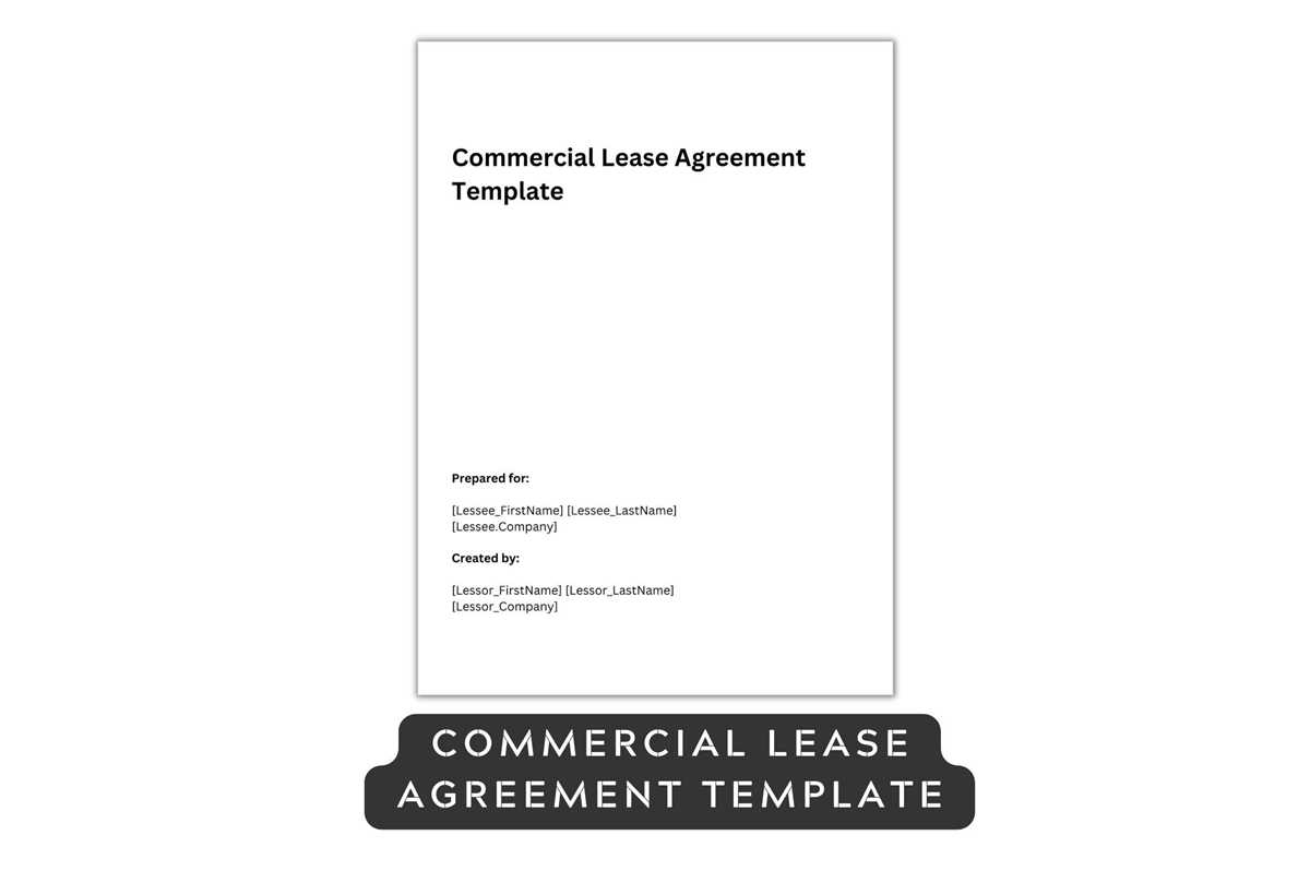 printable commercial lease agreement