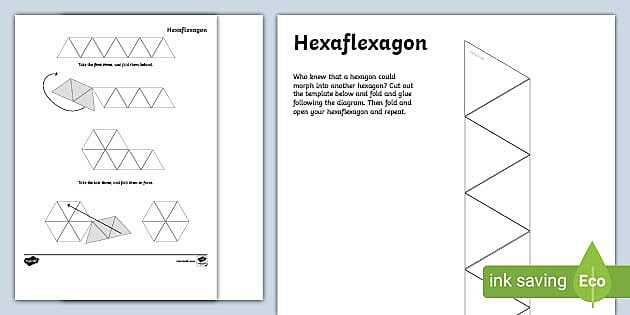 flexagon template printable