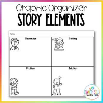 story elements graphic organizer free printable