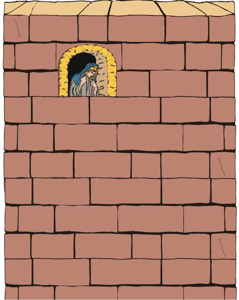 printable rahab and the spies craft