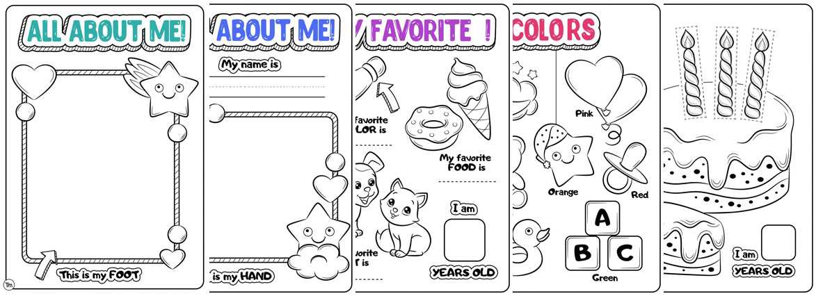all about me preschool free printables all about me preschool free printables