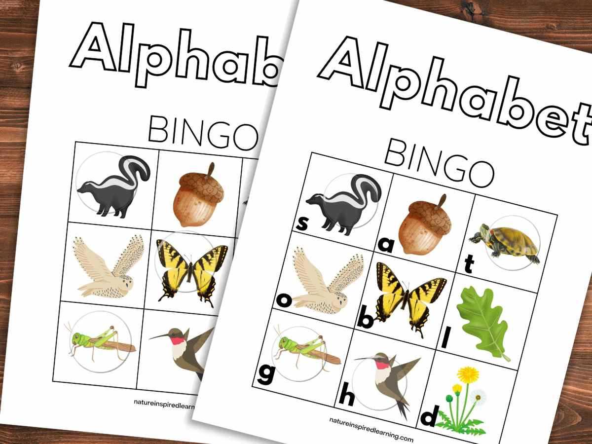 alphabet bingo game printable
