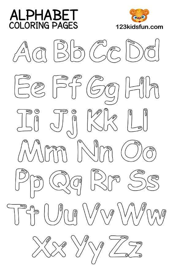 alphabet coloring sheets printable