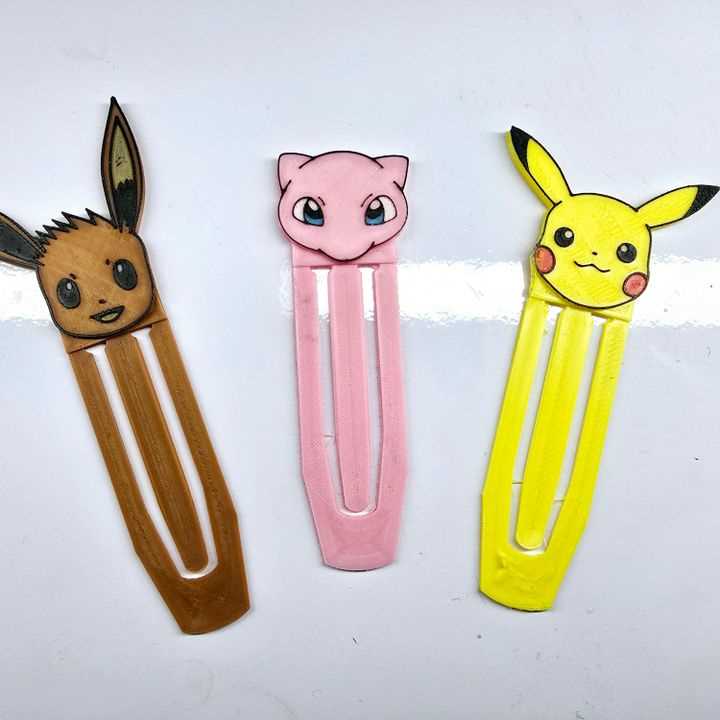 pokemon bookmarks printable