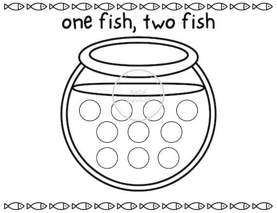 one fish two fish printable book