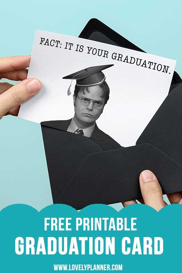 printable graduation card