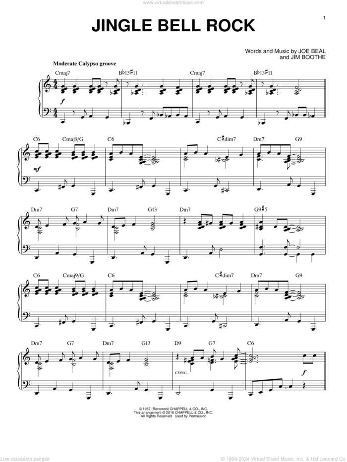 jingle bells printable sheet music