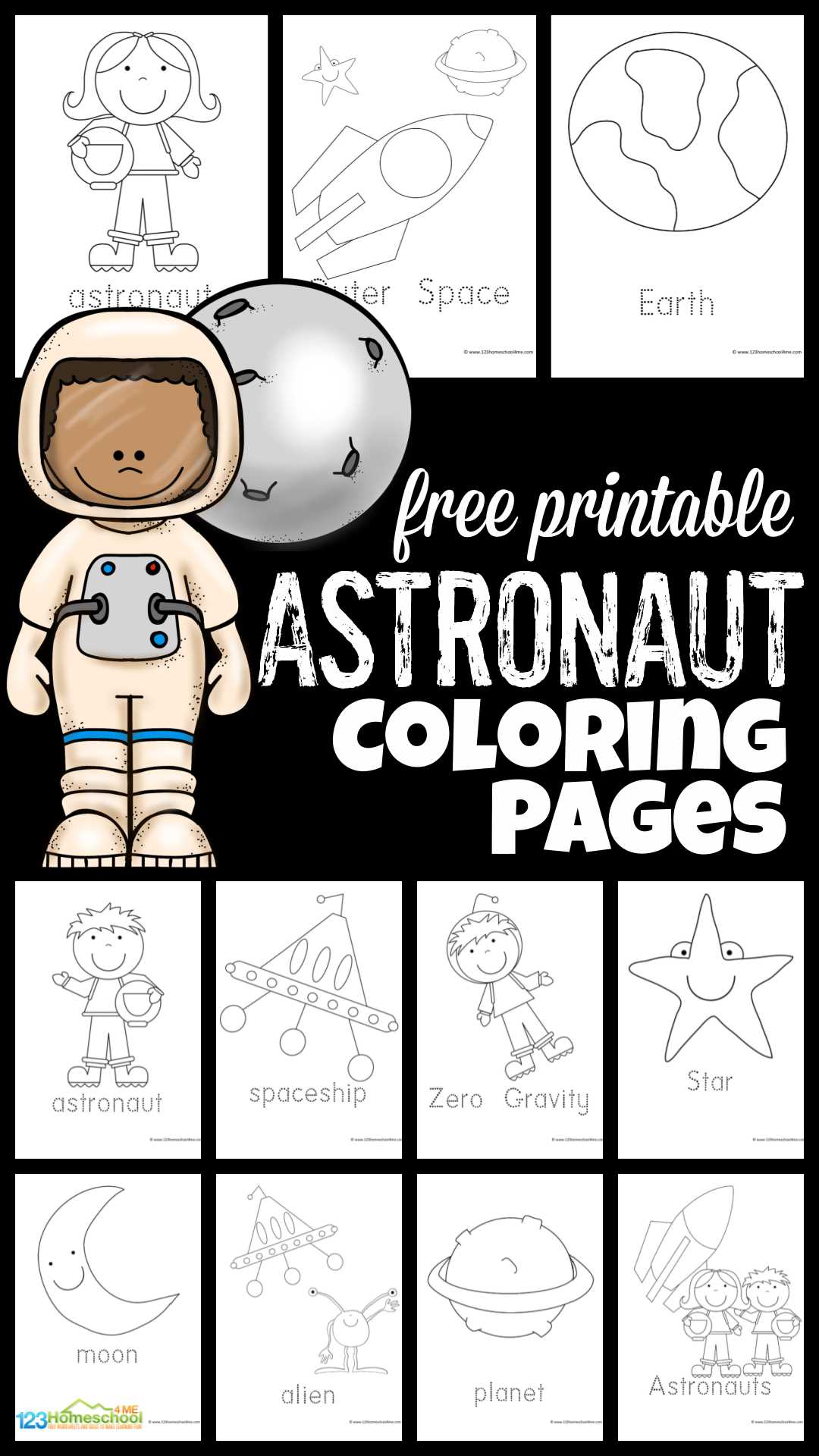 astronaut coloring page printable astronaut coloring page printable