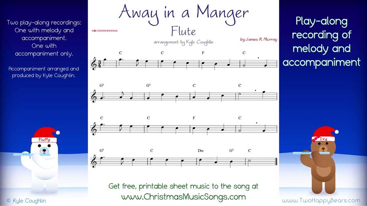 away in the manger lyrics printable