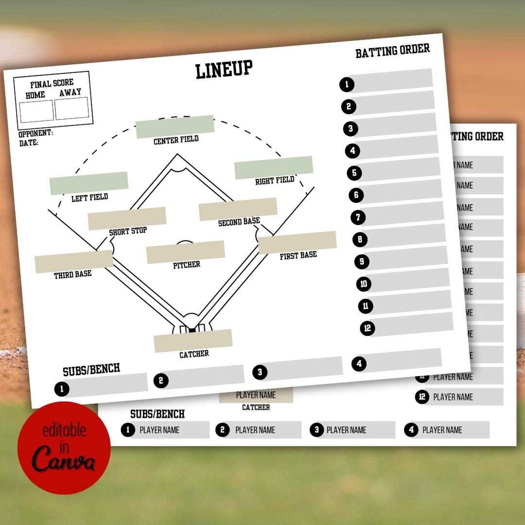 baseball field diagram printable