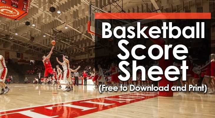 basketball scoring sheet printable