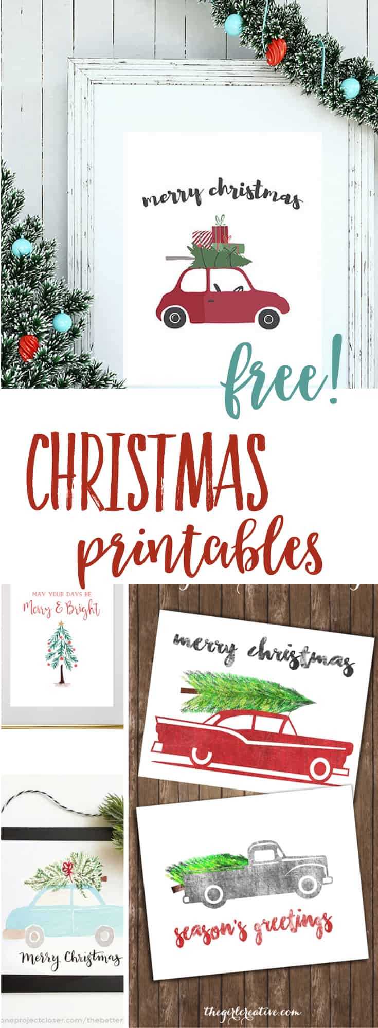 printable christmas prints