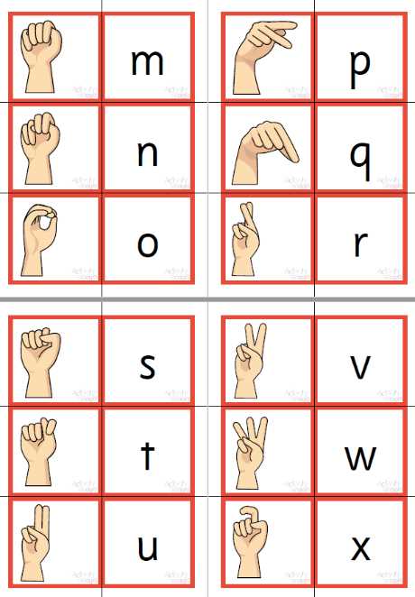asl flash cards printable