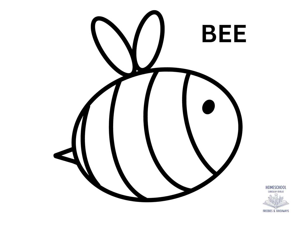 bee coloring pages printable