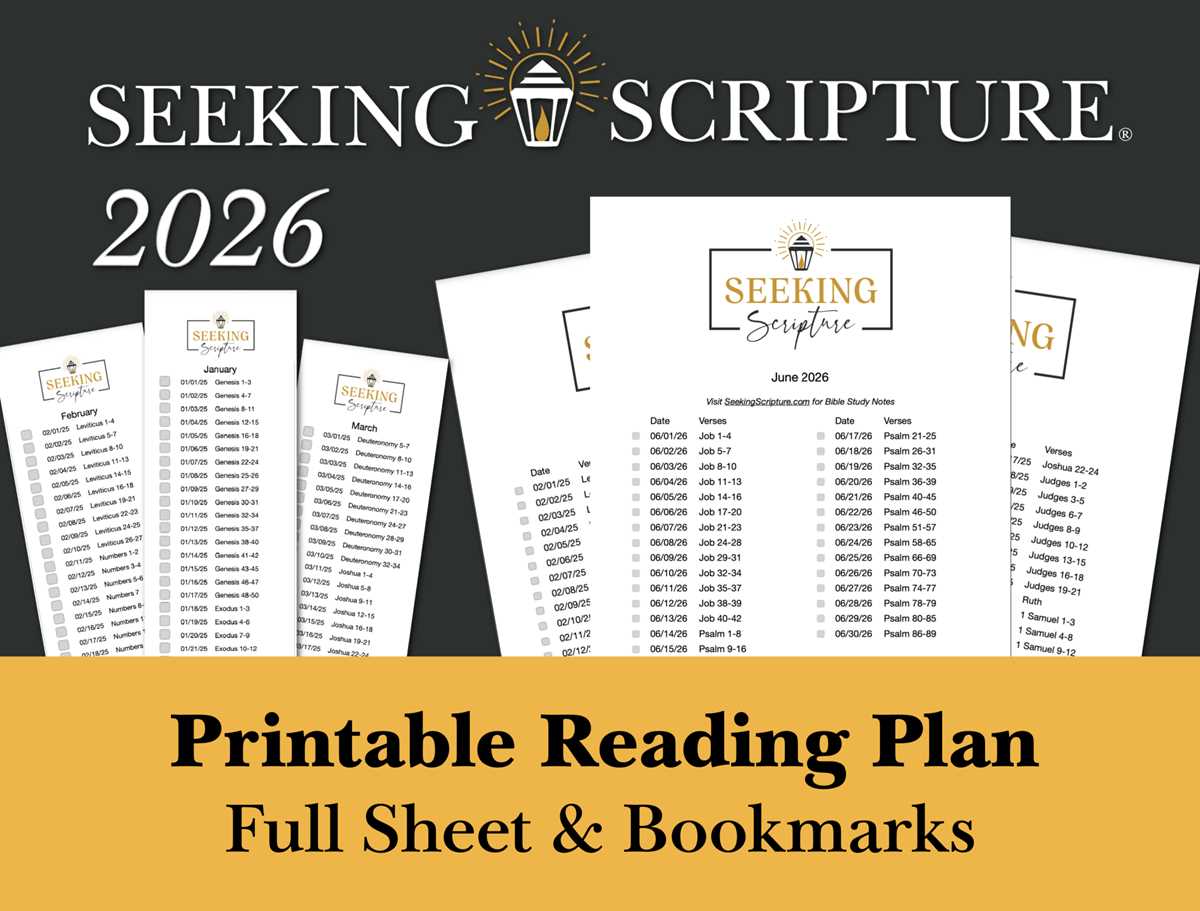 bible in a year plan printable