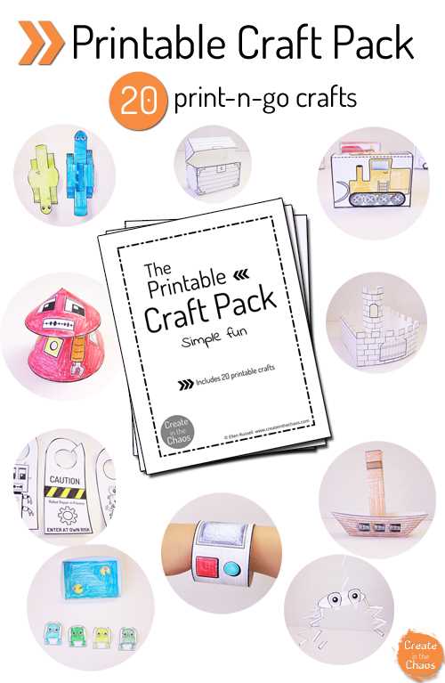 printable kids crafts