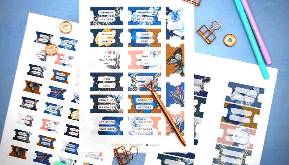 binder tabs printable