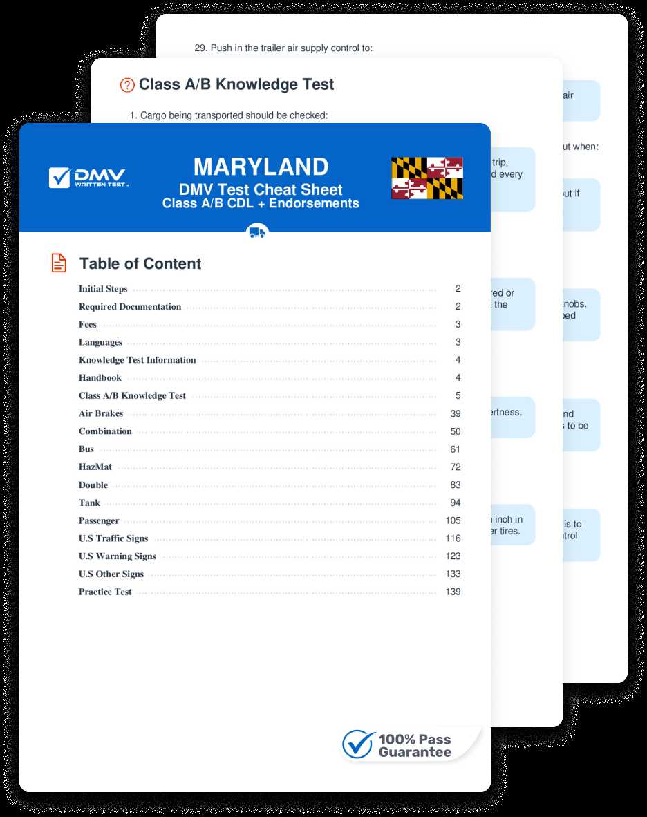 printable cdl practice test printable cdl practice test
